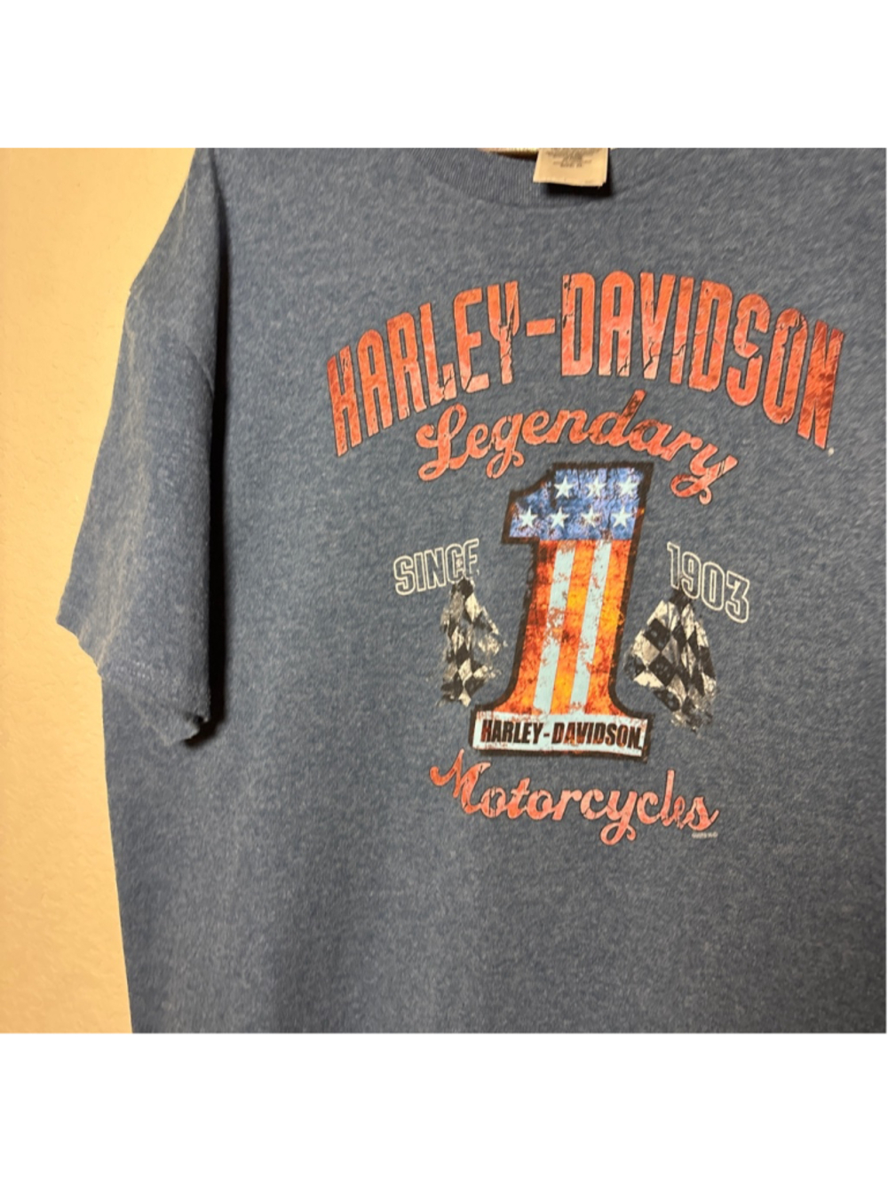 Harley Davidson authentic store tee, Tripp's in Amarillo TX NWOT XL - Picture 4 of 7